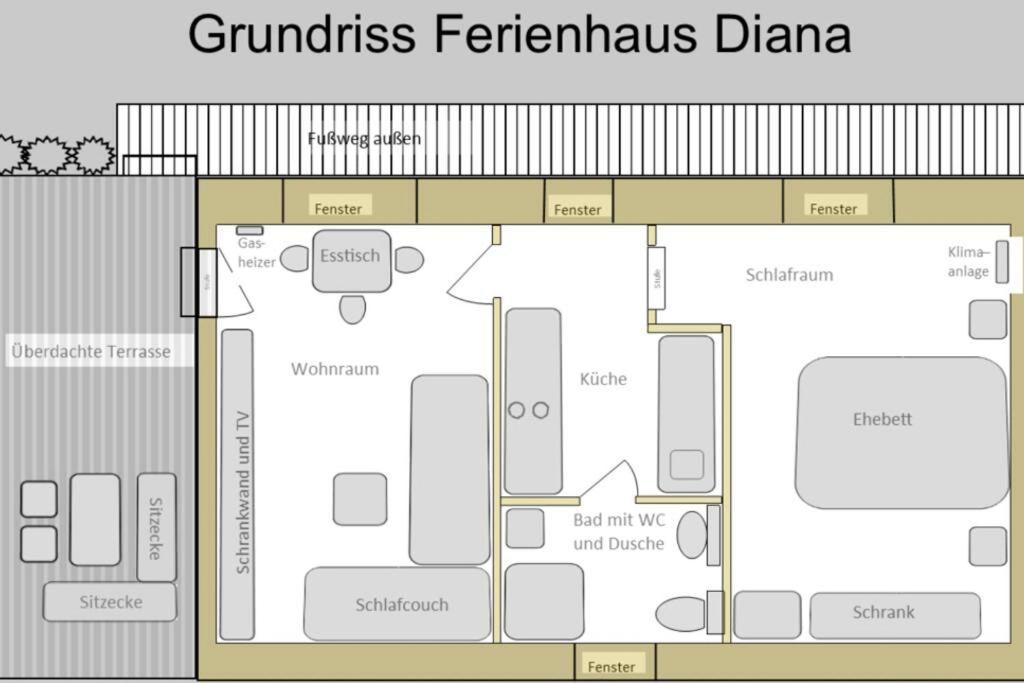 Ferienhaus Diana Im Harz Mansfeld ภายนอก รูปภาพ